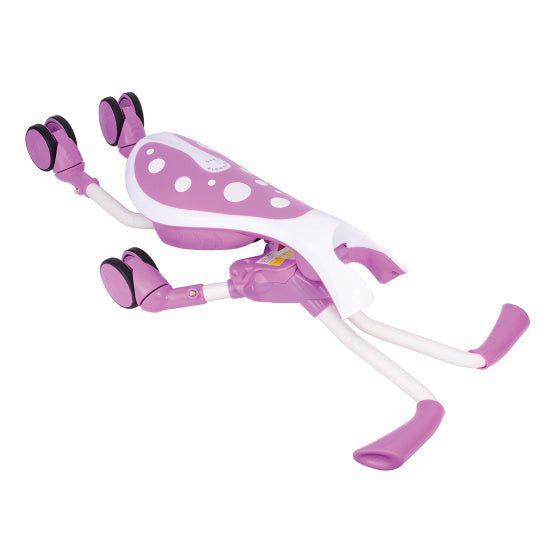 Afbeelding laden in galerijviewer, The bugs scramblebug bubblegum loopfiets met 4 wielen junior roze wit
