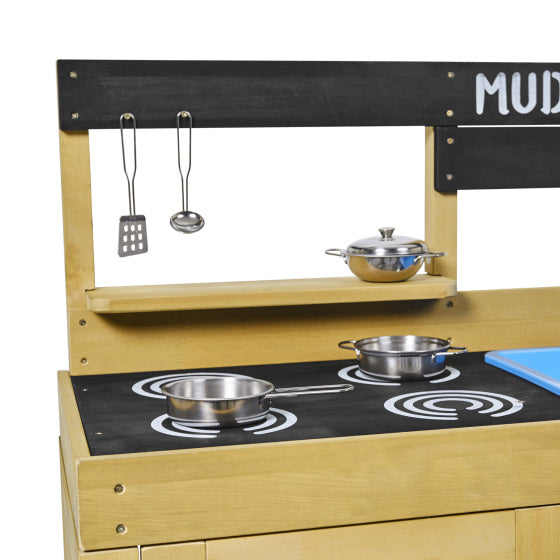 Afbeelding laden in galerijviewer, Tp toys Houten Modderkeuken met Oven, Spoelbak Accessoires
