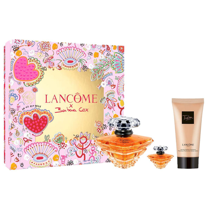 Afbeelding laden in galerijviewer, Lancome lancôme tresor geschenkset eau de parfum 30ml + bodylotion 50ml + edp mini 7,5ml

