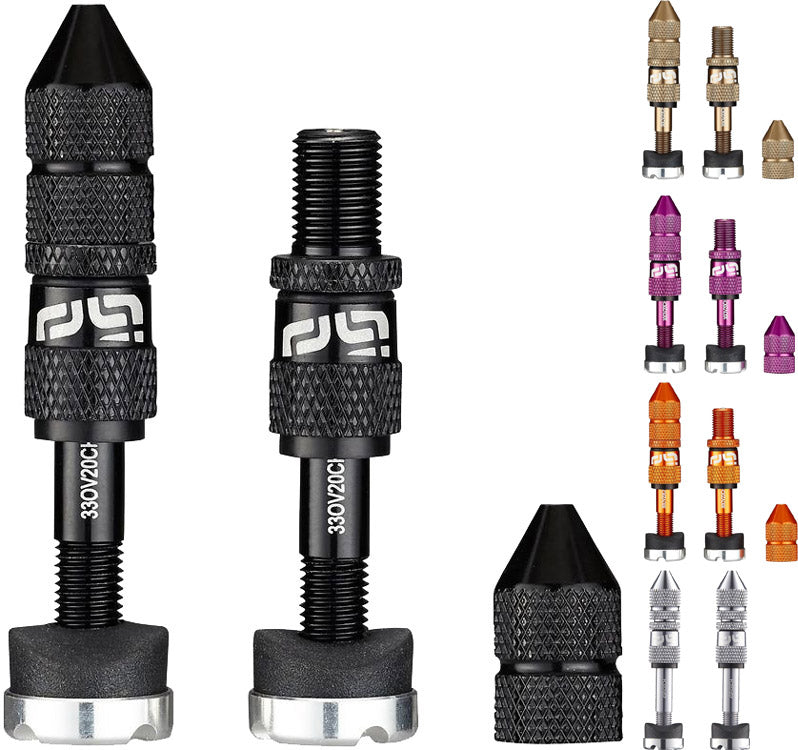 Afbeelding laden in galerijviewer, E*thirteen quick fill tubeless schrader valves 16-24mm
