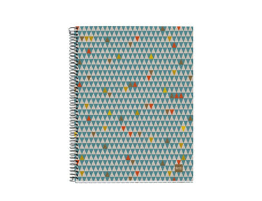 Miquelrius notitieboek - driehoeken - a4 gelinieerd - 120 blz