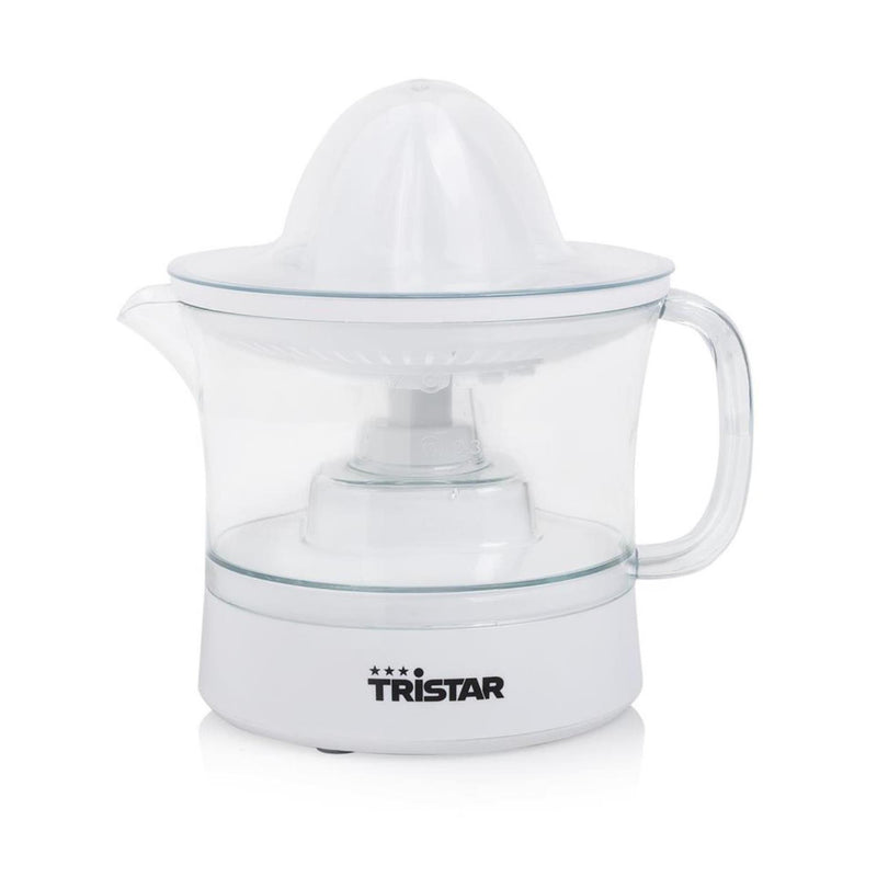 Afbeelding laden in galerijviewer, Tristar citruspers 0,5l 25w wit met afneembare schenkkan
