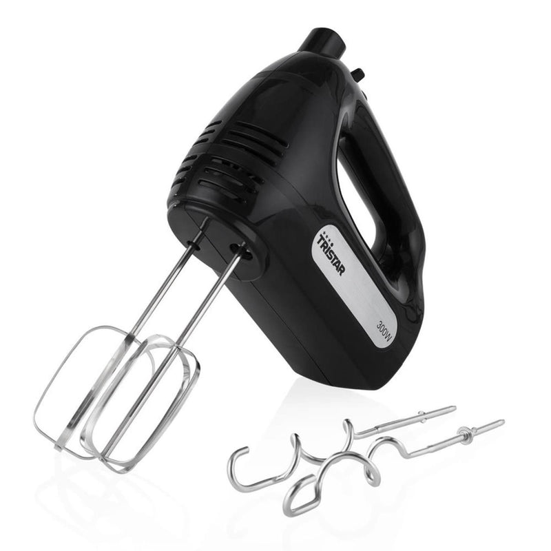 Afbeelding laden in galerijviewer, Tristar handmixer 6 snelheden 300w zwart
