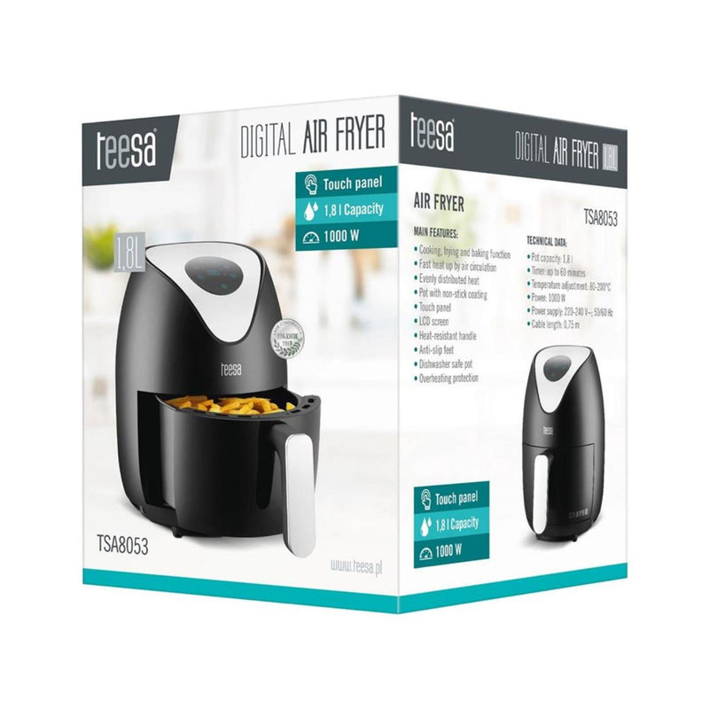 Afbeelding laden in galerijviewer, Teesa digitale air fryer1,8l
