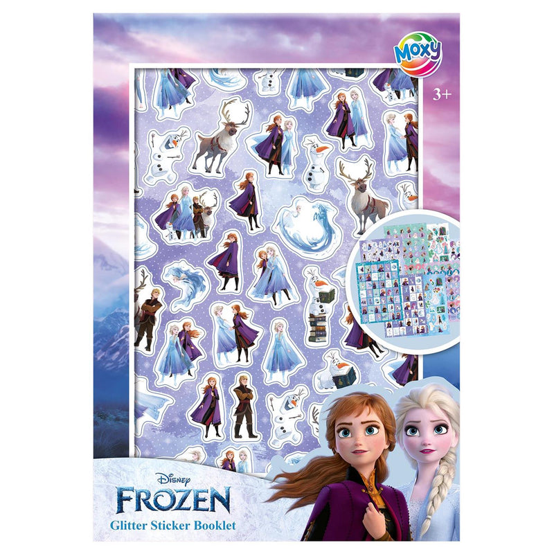 Afbeelding laden in galerijviewer, Moxy frozen glitter stickerboek - a5 formaat 8 vel
