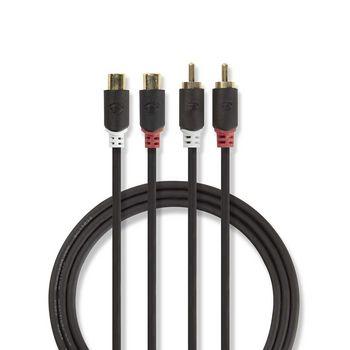 Nedis tulp audio verlengkabel
