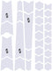 Unleazhed unscratch protection film for parts and components - clear matt