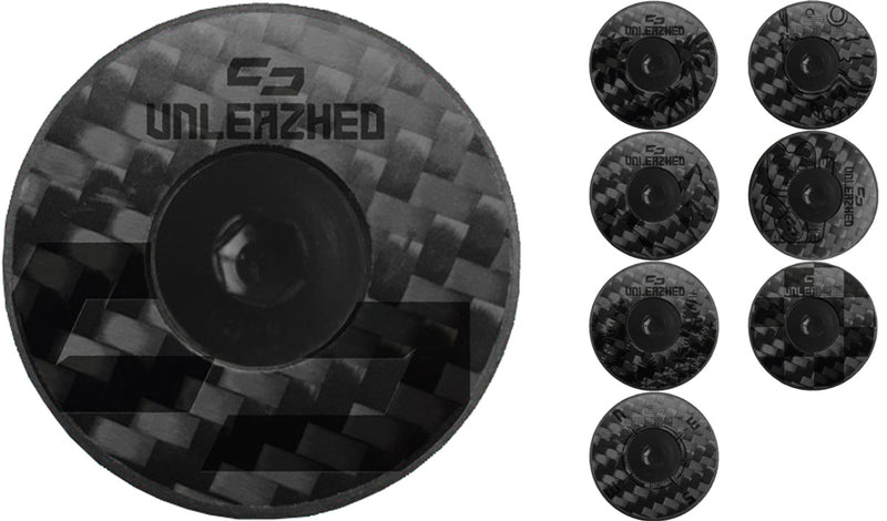 Afbeelding laden in galerijviewer, Unleazhed unloose cf01 top cap carbon ahead cap
