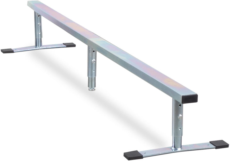 Afbeelding laden in galerijviewer, Urban street ramps Flatbar grindrail 185 cm zilver
