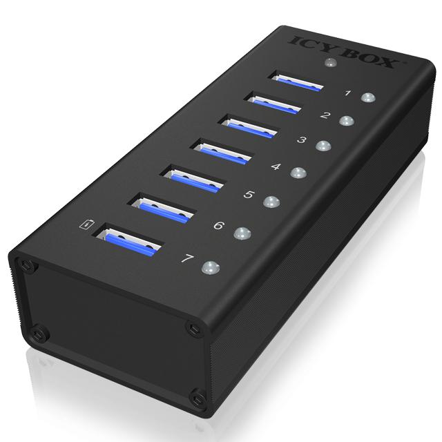 Afbeelding laden in galerijviewer, Abi usb a hub - 7 poorten
