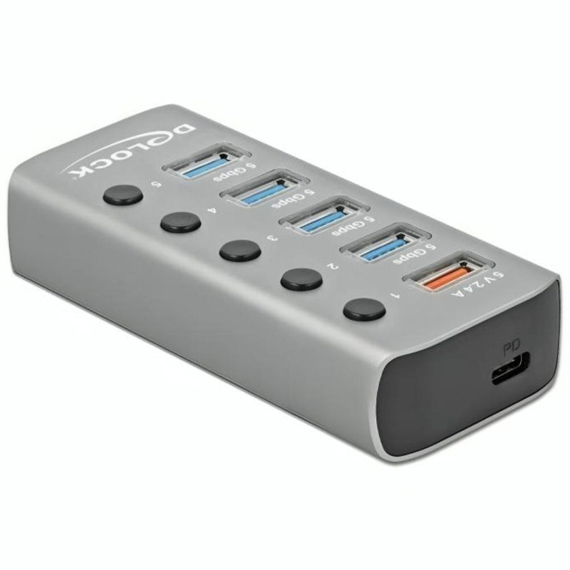 Afbeelding laden in galerijviewer, Usb c naar a + b hub - 5 poorten
