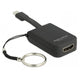 Delock usb-c > hdmi adapter sleutelhanger (zwart, 4k 30hz)
