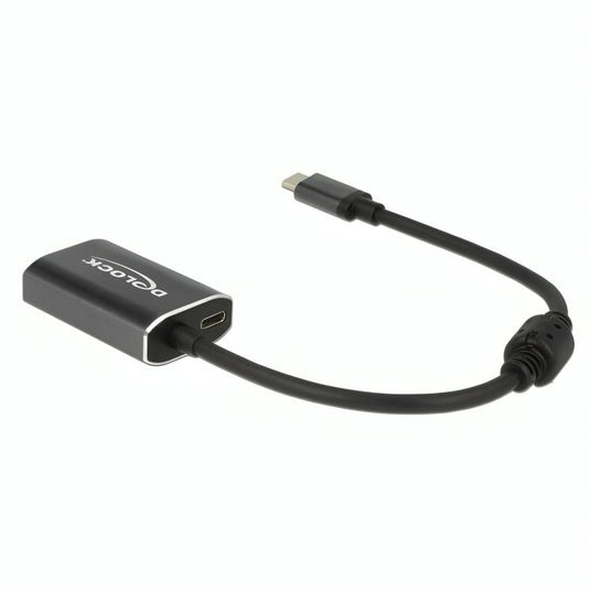 Delock usb-c (male) > hdmi (female) adapter (donkergrijs, 0,2 meter, 4k 60hz)