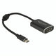 Delock usb-c (male) > hdmi (female) adapter (donkergrijs, 0,2 meter, 4k 60hz)