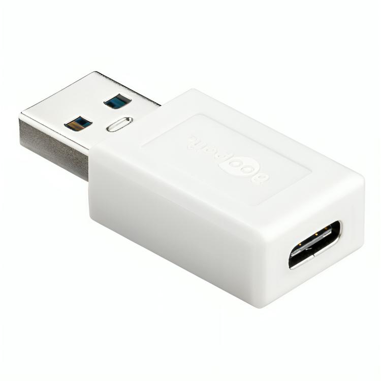 Afbeelding laden in galerijviewer, Goobay super speed adapter usb-a 3.2 > usb-c (wit)
