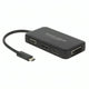 Delock usb-c > vga hdmi dvi displayport adapter (zwart, 0,15 meter)
