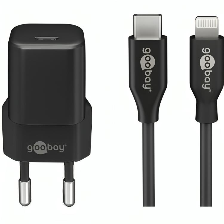 Afbeelding laden in galerijviewer, Usb c oplader + usb lightning kabel
