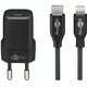 Usb c oplader + usb lightning kabel