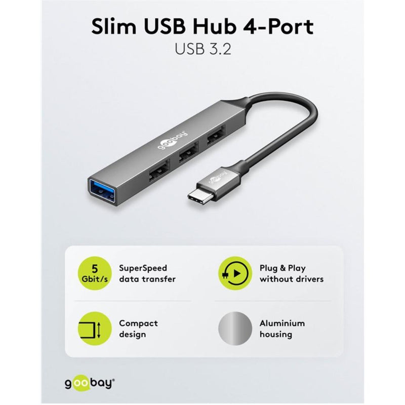 Afbeelding laden in galerijviewer, Imp usb c naar a hub - 4 poorten
