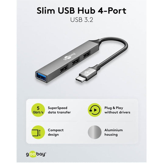 Imp usb c naar a hub - 4 poorten