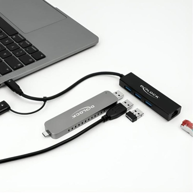 Afbeelding laden in galerijviewer, Abi usb c naar a hub - 4 poorten
