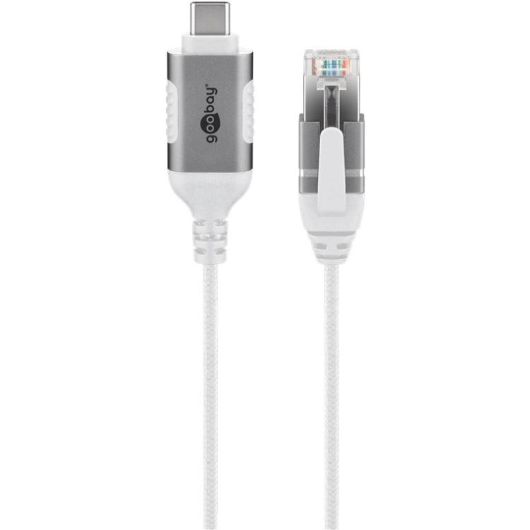 Afbeelding laden in galerijviewer, Abi usb c naar rj45 ethernet slim kabel

