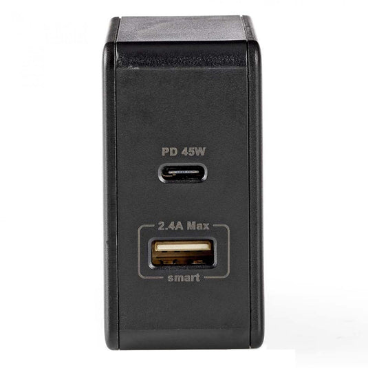 Nedis usb c + a oplader