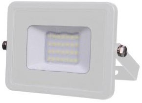 V-tac led bouwlamp 20w 6400k fris wit body wit - 9331024