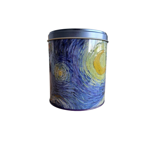 Mtd bewaarblik van gogh starry night met reliã«f ø10xh11,5cm