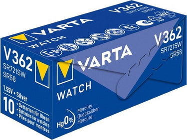 Varta 362 sr58 10 stuks in een doosje