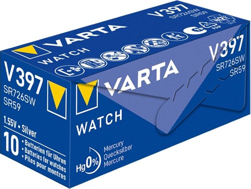 Afbeelding laden in galerijviewer, Varta v379 knoopcel batterij sr63

