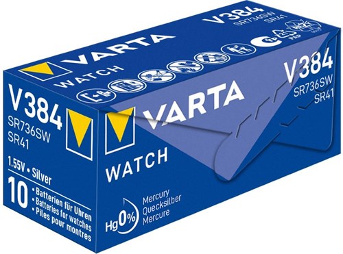 Afbeelding laden in galerijviewer, Varta 384 sr41 10 stuks in een doosje
