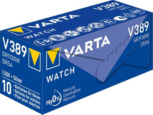 Afbeelding laden in galerijviewer, Varta 389 sr58 10 stuks in een doosje
