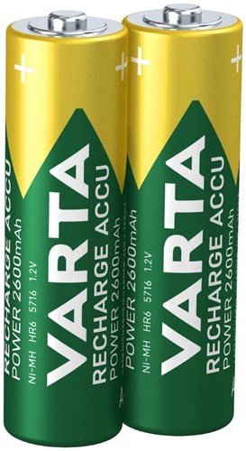 Afbeelding laden in galerijviewer, Varta aa accu 2600ma blister 2 r2u
