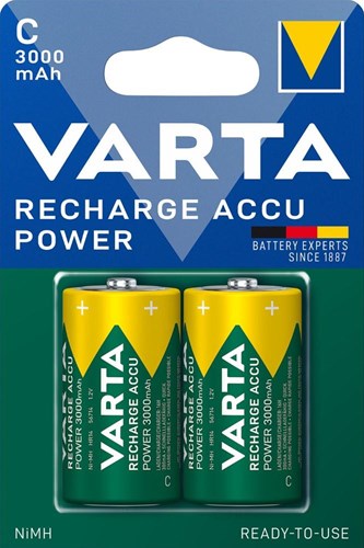 Afbeelding laden in galerijviewer, Varta c accu 3000ma blister 2 r2u
