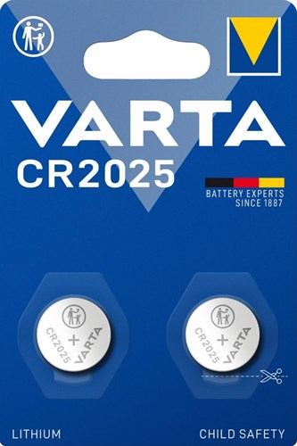Afbeelding laden in galerijviewer, Varta cr2025 lithium knoopcel batterij 3v blister(2) - 3240357
