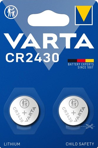 Afbeelding laden in galerijviewer, Varta cr2430 lithium knoopcel batterij 3v blister(2) - 3240393
