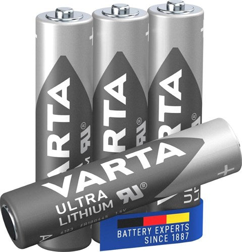 Afbeelding laden in galerijviewer, Varta lithium aaa 1,5 volt blis4 3015410
