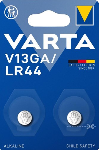 Afbeelding laden in galerijviewer, Varta v13ga knoopcel batterij a76 lr44 blister(2) - 2913527
