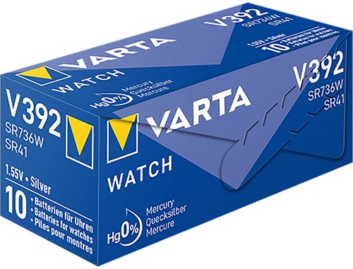 Afbeelding laden in galerijviewer, Varta v392 knoopcel batterij zilver
