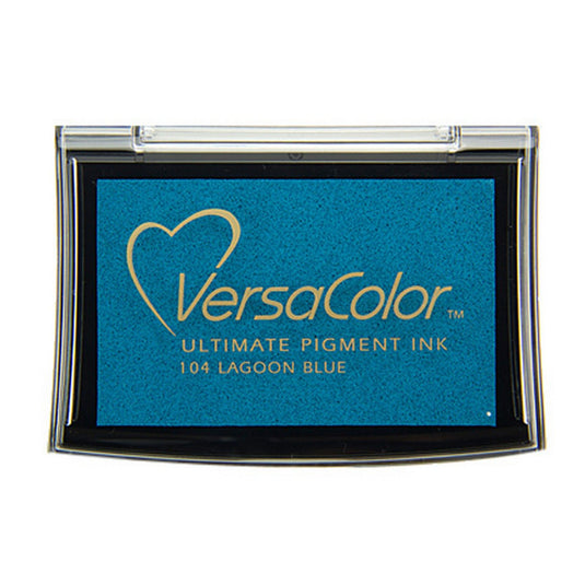 Tsukineko • versacolor stempelkussen groot lagoon blue