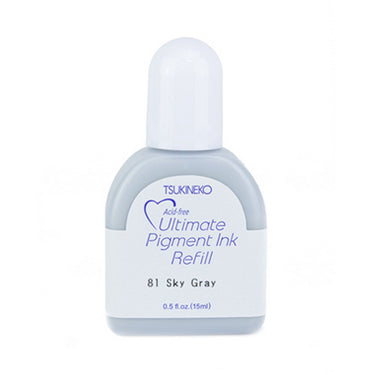 Tsukineko • versacolor ultimate pigment reinker navulling inkt sky gray