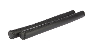 stuurgrepen leer 40 cm Ø22,2 mm zwart per set