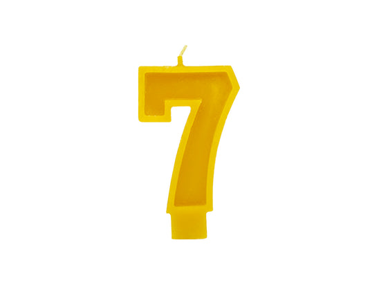 Kalina verjaardagskaars - cijfer 7