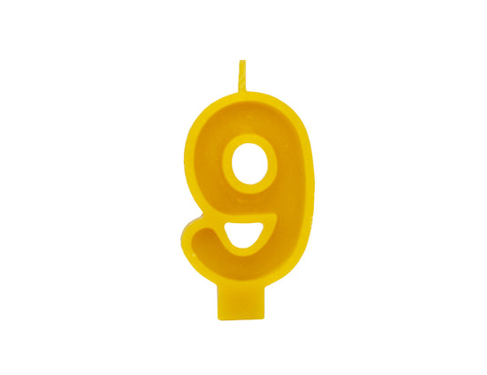 Kalina verjaardagskaars - cijfer 9