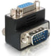 Delock adapter 90° vga > vga (zwart, 90° gebogen, 65171)