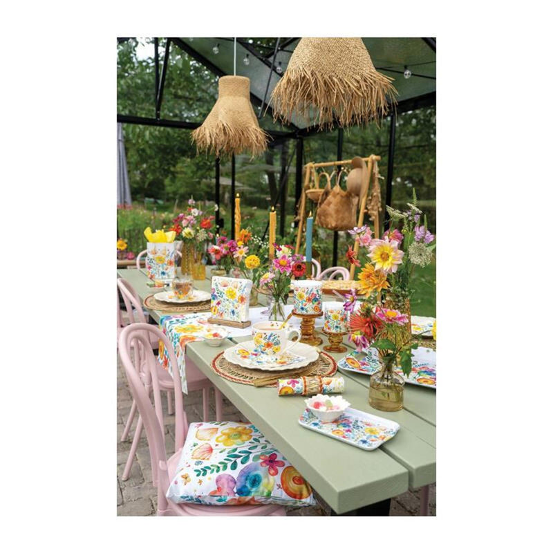 Afbeelding laden in galerijviewer, Ambiente tray vibrant spring white
