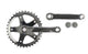 Vinty crankstel 36t. spieloos 130mm 1 8 zilver