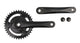 Buzaglo vinty crankstel 38t. met disc zwart 1 8