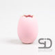 Season inspired decoration vaas ei 7.5x7.5x10cm roze vaas ei 7.5x7.5x10cm roze